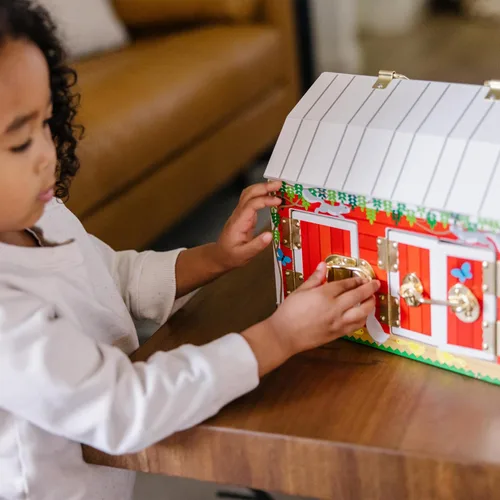Vista 7 de Melissa & Doug - Juguete granero de pestillos