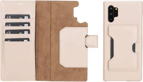 Vista 92 de Venito Florence - Funda de piel compatible con Samsung Galaxy S9, extra segura con bloqueo RFID, cartera desmontable para teléfono (gris decolorado)