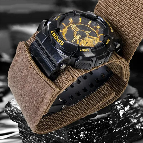 Vista 5 de Funda táctica para reloj correa táctica se adapta al 98 de todos los relojes inteligentes y relojes tradicionales