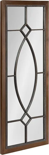 Vista 8 de Kate and Laurel Bakersfield Wood Framed Mirror