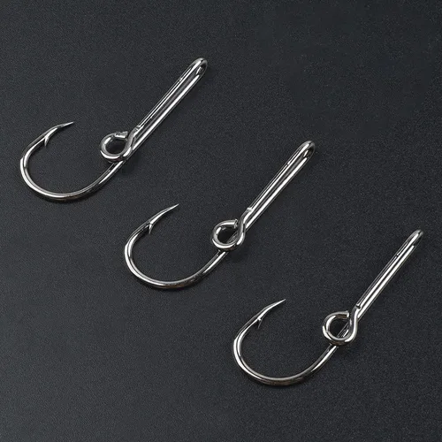 Vista 8 de Fishing Hook Hat Pins & Clips - 12PCS Gold/Black Fish Hook Hat Tie Clips for Outdoor