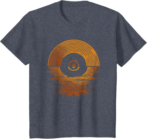 Vista 57 de Vinyl LP Records - Camiseta de vinilo Sunset Negro