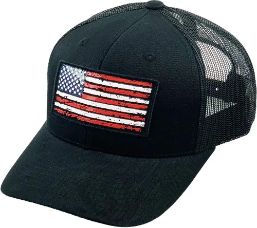 Vista 106 de KBETHOS Tactical Operator Collection USA Fishing Mesh Ballcap Flag Patch America Outdoors Trucker Baseball Cap