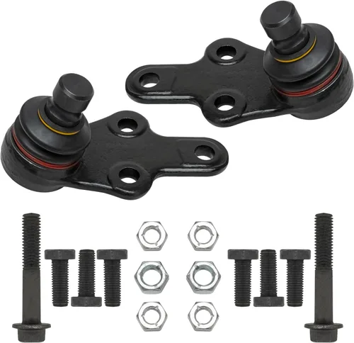 Vista 51 de Detroit Axle - Par (2) de juntas esféricas inferiores delanteras para Mitsubishi Montero 1992-2000 - [Montero Sport 1997-2004]