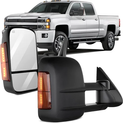 Vista 22 de OCPTY Espejos de remolque sin calefacción, para el lado izquierdo del conductor derecho del pasajero, aptos para 1988-2001 para Chevy para Gmc C3500