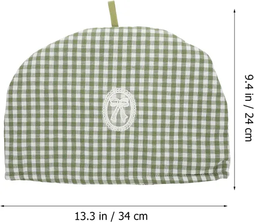 Vista 2 de CALLARON Cubierta aislante para tetera, cubierta de tetera de algodón, funda de tetera para tetera, funda para tetera, funda de mango para cacerola