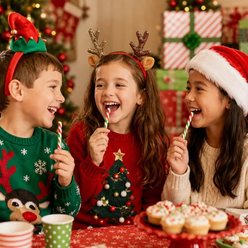 Vista 7 de Fruidles - Piruletas de azúcar navideñas en caña, sabor multicolor a frutas mixtas al estilo tradicional, envueltas individualmente, 5.5 pulgadas