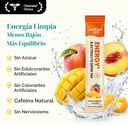 Vista 8 de Venture Pal Paquetes de hidratación sin azúcar + electrolitos en polvo