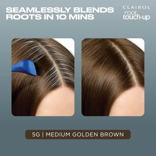 Vista 126 de Clairol Root Touch-Up de Nice'n Easy Tinte Permanente para el Cabello, 10 Rubio Extra Claro, Paquete de 1 Clairol Root Touch Up - Tinte permanente