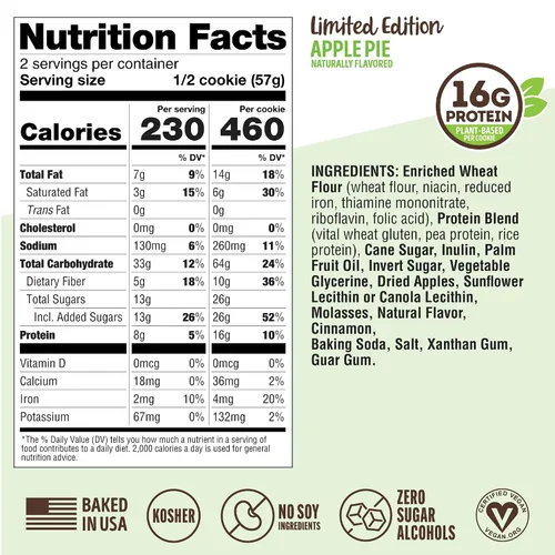 Vista 7 de Lenny & Larry's - The Complete Cookie (galletas de diversos sabores)