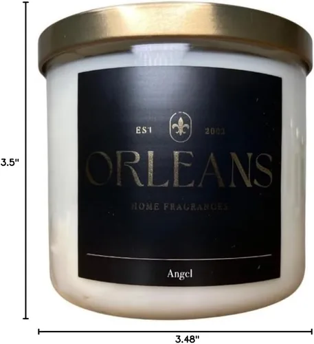 Vista 2 de Orleans Home Fragrances Vela Elite de 3 mechas de 19 oz (Angel)
