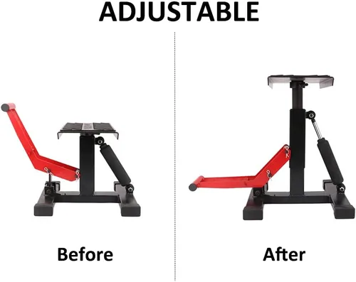 Vista 3 de Gato de Motocicleta Fast Pro para Moto de Tierra Soporte de Elevación - Gato Hidráulico Ajustable Ahorra Esfuerzo Soporte de Altura de Mesa