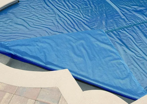 Vista 7 de SunHeater Manta Solar para Piscina - Cubierta Térmica Rectangular de Servicio Pesado con Burbujas - Calentador Solar de Piscina de Transferencia