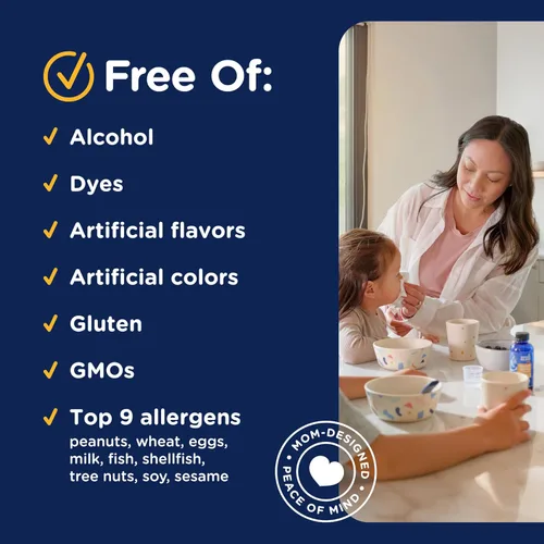 Vista 6 de Mommy's Bliss Jarabe orgánico para la tos y alivio de la mucosidad para niños, agave y miel, hoja de hiedra, zinc, vitamina C, jarabe para la tos