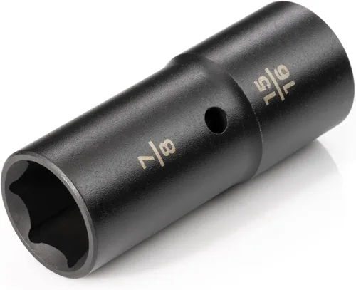 Vista 8 de TEKTON 1/2 pulgada Drive 0.748 x 0.827 in Deep Thin Wall Impact Flip Socket SIF21921