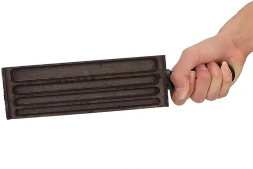 Vista 9 de Lingote - Rectángulo de acero para herrajes de oro y plata, cobre y aluminio y latón