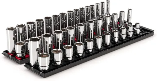 Vista 21 de TEKTON - Juego de dados de 1/2 pulgada con engrane de 6 puntos, 10 piezas (15/16-1-1/2”), SHD92109