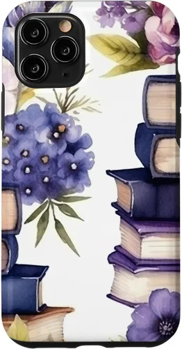 Vista 29 de Book Lover Purple Flower Case for iPhone 16