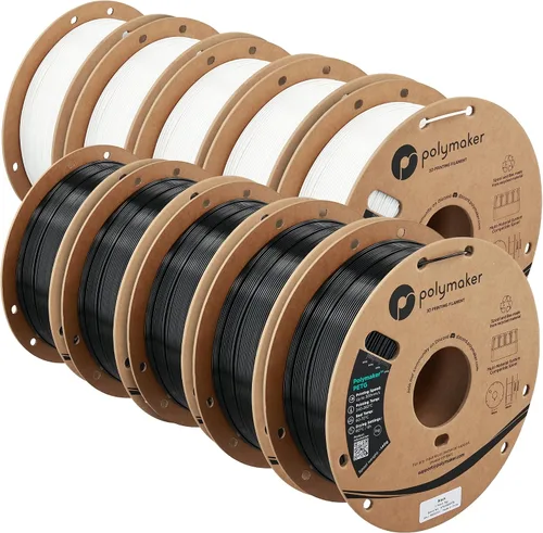 Vista 24 de Polymaker PETG Filament 1.75mm, 1KG, Army Brown PETG 3D Printer Filament, High-Speed Up to 500mm/s, Neatly Wound, Smooth Feeding, Reduced Stringing