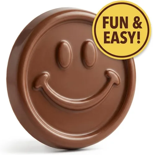Vista 3 de Molde de caramelo de chocolate con cara sonriente de cara sonriente Candy Making 181