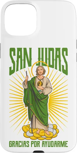 Vista 9 de San Judas Tadeo Gracias por ayudarme - Carcasa para iPhone 17