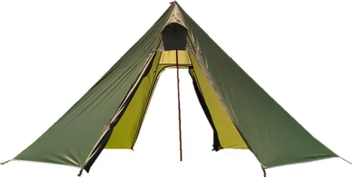 Vista 7 de Tienda caliente ultraligera para 4 personas Tipi con estufa ignífuga Jack para tubos de combustión con 2 puertas