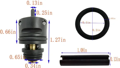 Vista 2 de 904949 Kit de revisión para piezas de clavadora de aire Porter Cable FN250B