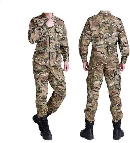 Vista 3 de Conjunto de pantalones de camisa de caza táctico BDU ropa de combate camuflaje uniforme de EE. UU