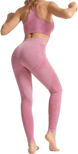 Vista 2 de WodoWei - Conjunto de 2 piezas de entrenamiento para mujer