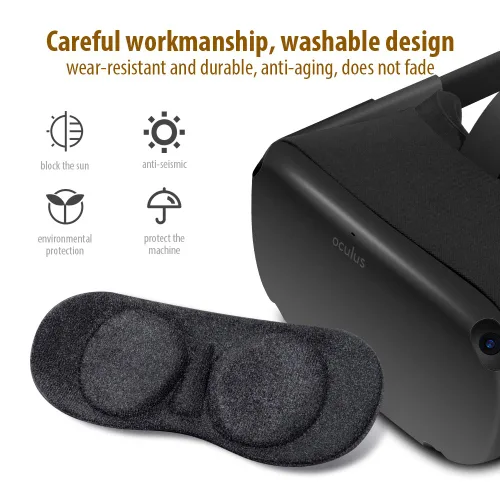 Vista 4 de Lens Protect Cover for Oculus Quest, dust-Proof&Scratch-Resistant for Oculus Quest,VR Cover for Oculus Quest