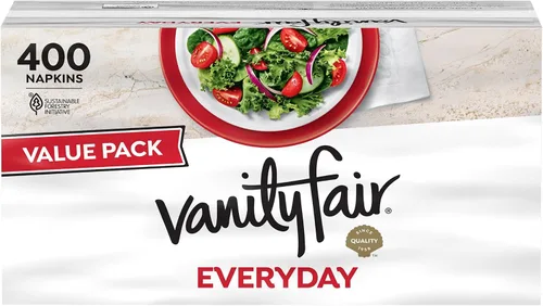 Vista 14 de Vanity Fair Everyday Servilletas, 100 Count Servilletas de papel
