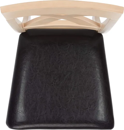 Vista 7 de SAFAVIEH Home Everest - Juego de 3 estantes de almacenamiento de madera lavada, color blanco lavado