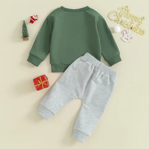 Vista 10 de Ropa de Halloween para bebé, sudadera de manga larga con diseño de calabaza, conjunto de pantalones de fiesta de Halloween para otoño e invierno