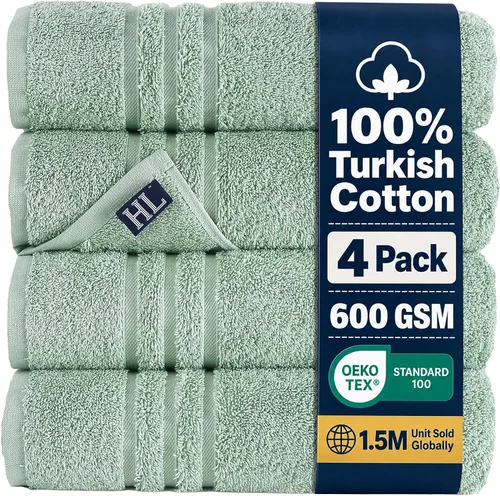 Vista 47 de Hawmam Linen - Juego de toallas de algodón turco original prémium, calidad de hotel para máxima suavidad y absorción, para cara, manos, cocina