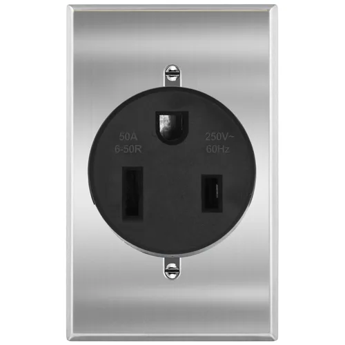 Vista 11 de Micmi Toma de corriente NEMA 6-30R, receptáculo resistente de 50 amperios 250 V 50A, para soldadores, cortadores de plasma, cocinas eléctricas