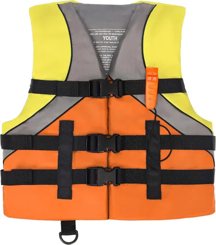 Vista 9 de Leader Accessories Chaleco salvavidas aprobado por USCG para jóvenes, chaleco para navegación