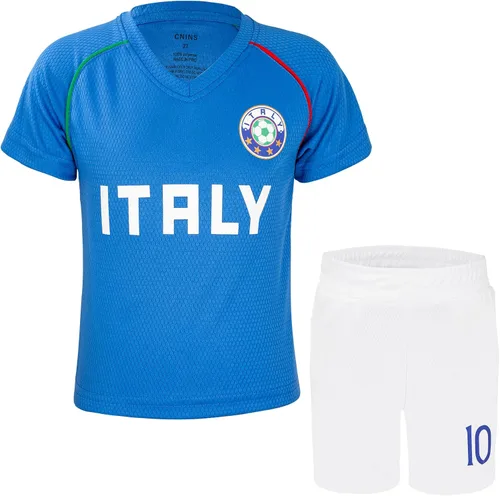 Vista 10 de Camisetas de fútbol para niños y niñas, tallas de 2 a 14 años, transpirables, trajes de entrenamiento de fútbol juvenil, regalos