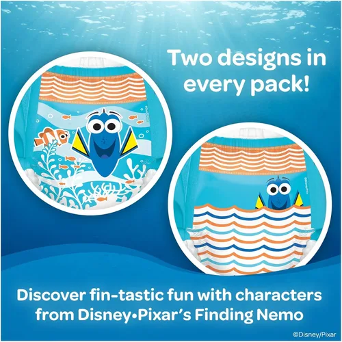 Vista 2 de Pantalones desechables de natación (el personaje puede variar) Huggies pequeños nadadores , M, 4, 4