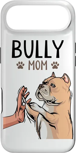 Vista 26 de Funda para iPhone 13 Pro Max American Bully Mom Dog Mama Dog Dog Holder