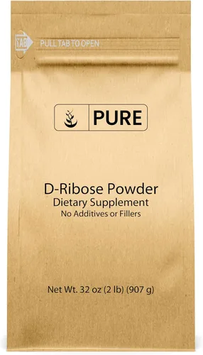 Vista 6 de Pure Original Ingredients D-Ribosa (1 libra) Suplemento nutricional, sin OMG, sin gluten, sin sabor