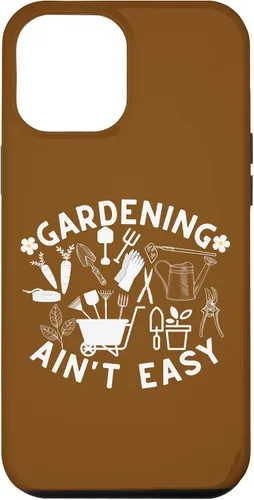 Vista 6 de Funda gráfica de jardinero con diseño floral vintage para iPhone 14 Gardening Ain't Easy