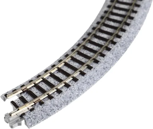 Vista 3 de Kato USA Model Train Products UNITRACK Pistas compactas (4 piezas), 5.906 in/(6") Radio/45 grados