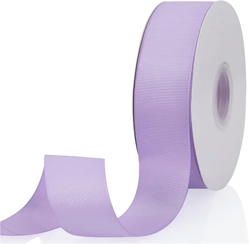 Vista 67 de Cinta de grogrén de doble cara de color liso azul bebé de 1-1/2 pulgadas x 50 yardas para envolver regalos, bodas, fiestas, manualidades, lazos