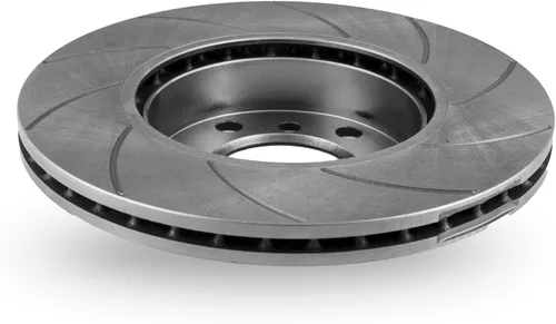 Vista 8 de Grooves GT Sport - Rotores de disco de freno compatibles con DAEWOO SSANGYONG KORANDO KJ 1996-2706GVS - Delantero - ventilado - Agujeros 6