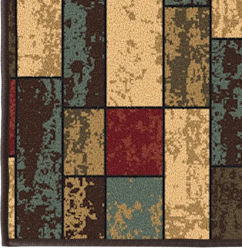 Vista 8 de Ottomanson Alfombras de 5 x 6 pies 6 pulgadas para sala de estar, alfombra de área para dormitorio, antideslizante, duradera y grande para zonas