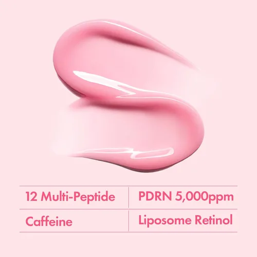 Vista 4 de TOSOWOONG PDRN Crema para ojos con péptidos rosados y ADN de salmón PDRN 5,000ppm, fórmula antienvejecimiento con cafeína y retinol liposómico