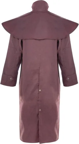Vista 7 de New Outback Brown Western oilskin impermeable Australiano plumero Escudo