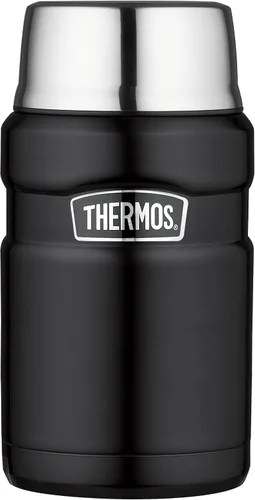 Vista 29 de THERMOS Stainless King Tarro de alimentos aislado al vacío con cuchara, 16 onzas, verde militar