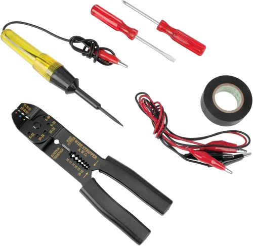 Vista 3 de Performance Tool W5207 Kit de reparación eléctrica multiusos de 285 piezas, color negro