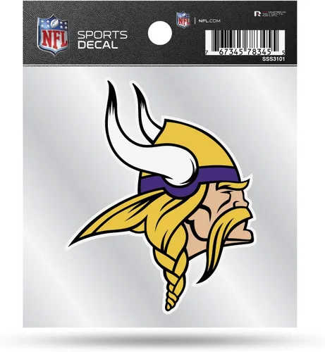 Vista 21 de Rico Industries NFL unisex-adult NFL Primary Logo 4x4 Decal